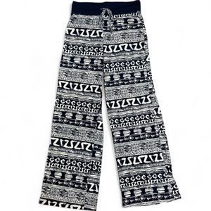 Hot Kiss Ladies Wide Leg Pants With Tie Waist Size Large NWOT